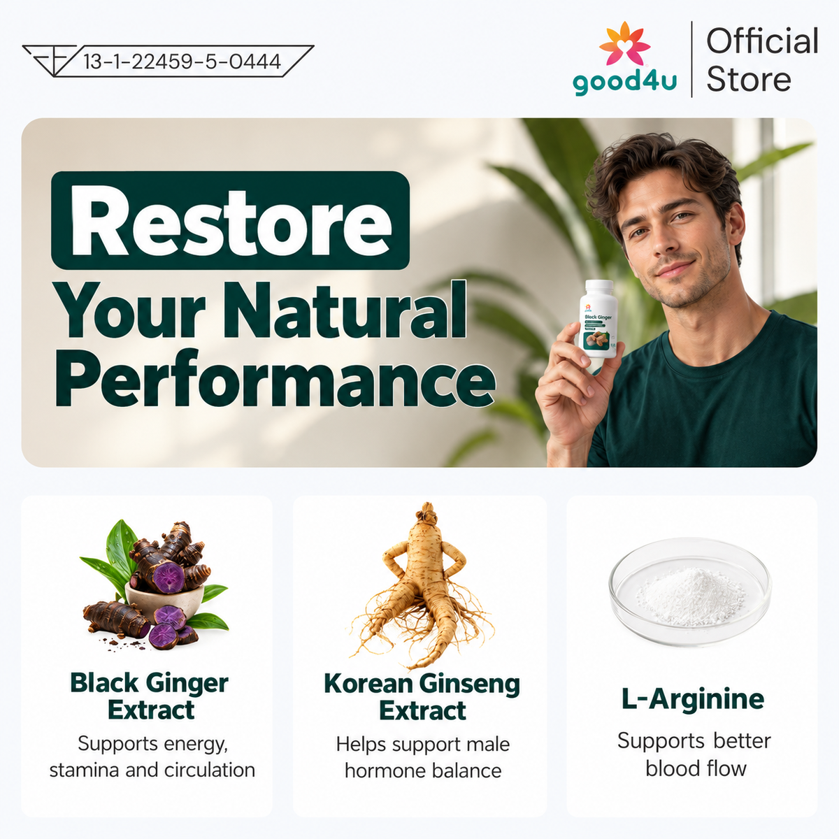 [EN] Restore Your Natural Performance Black Ginger